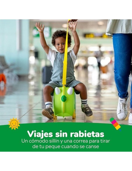 Maleta Infantil Dudley Dinosaurio Trunki Ride-On 18L