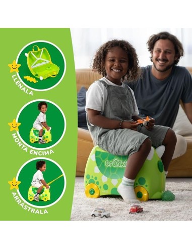 Maleta Infantil Dudley Dinosaurio Trunki Ride-On 18L