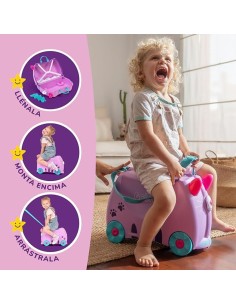 Maleta Infantil Cassie la Gatita Trunki Ride-On 18L 2