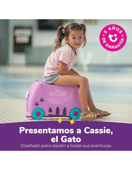 Maleta Infantil Cassie la Gatita Trunki Ride-On 18L