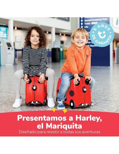Maleta Infantil Harley Mariquita Trunki Ride-On 18L