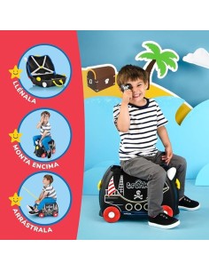Maleta Infantil Pedro Pirata Trunki Ride-On 18L 2