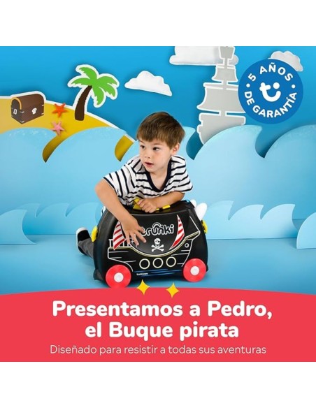 Maleta Infantil Pedro Pirata Trunki Ride-On 18L