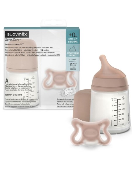 Pack Recién Nacido Dodot Sensitive Talla 1 + Biberón Zero Zero Suavinex + Weleda + Aqua Pure