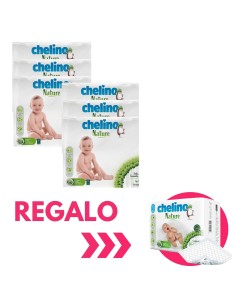 Pack 6 Pañales Chelino Nature Talla 6 | Chelino - Nappy.es