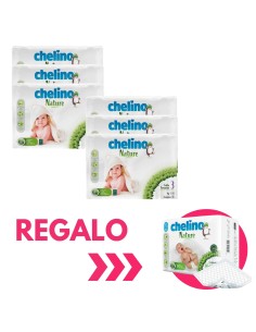 Pack 6 Pañales Chelino Nature Talla 3 | Chelino - Nappy.es