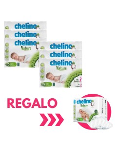 Pack 6 Pañales Chelino Nature Talla 2 | Chelino - Nappy.es