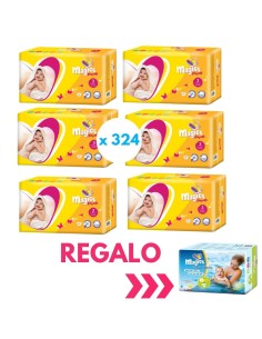 Pack Pañales Magics Easysoft Talla 3 · 324 uds · 6–10 kg ·