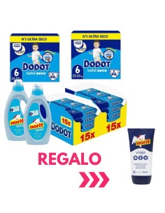 Pack 2 Talla 6 + 2 toallitas Etapas  + 2 Norit | Dodot - Nappy.es
