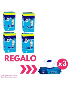 Pack Dodot 4 cajas Talla 5 Bebé‑Seco 432uds – en oferta