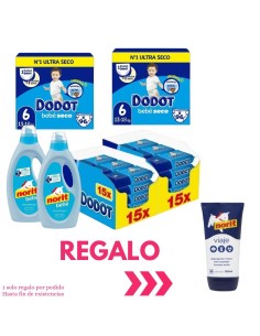 Pack 2 Talla 6 + 2 toallitas Etapas  + 2 Norit | Dodot - Nappy.es