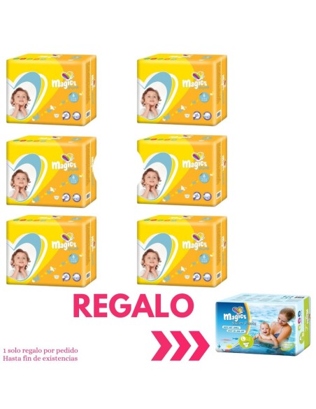 Pack Pañales Talla 6 216uds – Magics EasySoft