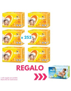 Pack Pañales Talla 5 252uds – Magics EasySoft