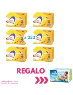 Pañales Talla 1 252 uds - Magics EasySoft (Pack grande)
