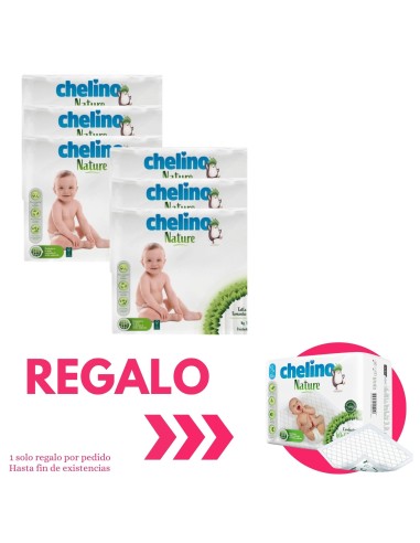 Pack 6 Pañales Chelino Nature Talla 6 | Chelino - Nappy.es