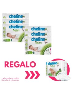 Pack 6 Pañales Chelino Nature Talla 2 | Chelino - Nappy.es