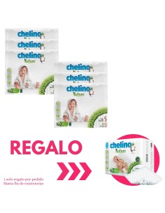 Pack 6 Pañales Chelino Nature Talla 5 | Chelino - Nappy.es