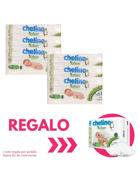 Pack 6 Pañales Chelino Nature Talla 1 | Chelino - Nappy.es