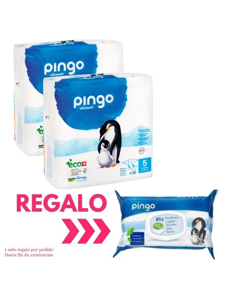 pañales ecologicos pingo talla 5 en Nappy.es tienda online de bebes