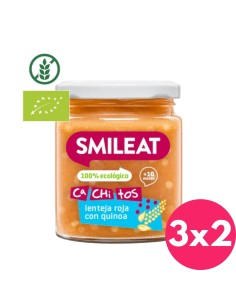 Oferta Tarrito de CA-CHI-TOS de lenteja roja con quinoa. 230g +10M Smi