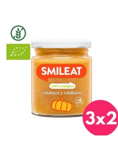 Oferta Potito calabaza y calabacín ecológico tarrito 230g. +6M Smileat