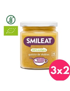 Oferta Potito guisito de alubias ecológico tarrito 230g. +6M Smileat