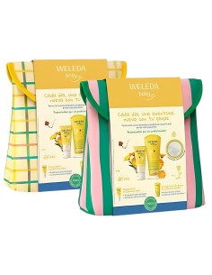 Neceser Weleda Baby Verano Cuidado de la Piel | Champú-Gel + Crema Pañal Caléndula
