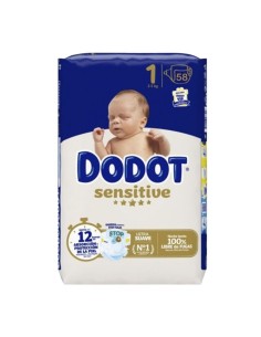 Pack Recién Nacido Dodot Sensitive Talla 1 + Biberón Zero Zero Suavinex + Weleda + Aqua Pure 2