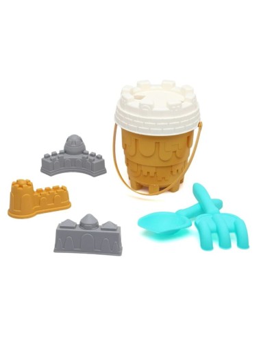 Oferta Set cubo de playa castillos Kiokids (+ 18 meses) | Nappy.es