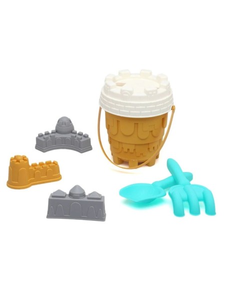 Oferta Set cubo de playa castillos Kiokids (+ 18 meses) | Nappy.es