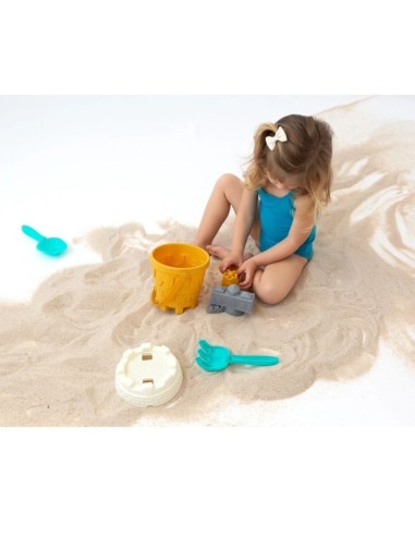 Oferta Set cubo de playa castillos Kiokids (+ 18 meses) | Nappy.es