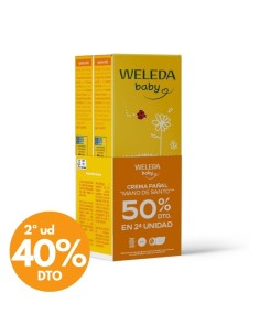 Duplo Weleda Baby Crema Pañal Caléndula 2×75 ml