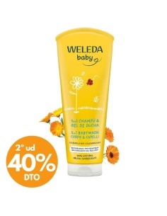 Oferta Champú y Gel de Ducha de Caléndula (200ml) | Weleda - Nappy.es
