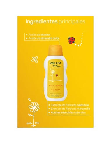 Nappy -Aceite de Caléndula 200ml- WELEDA