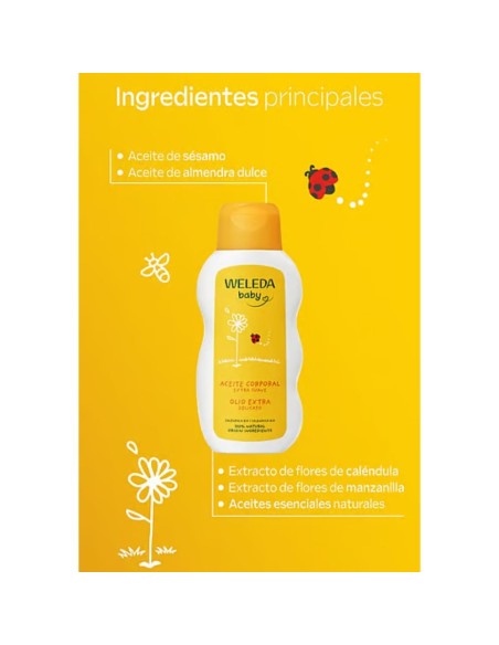 Nappy -Aceite de Caléndula 200ml- WELEDA