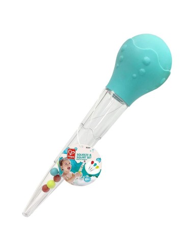 Mega cuentagotas turquesa Hape 18M+ | Juguete de baño