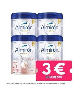 Pack 4 Leches de Fórmula Almirón Profutura Duobiotik 3 800 g +12 Meses