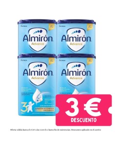 Pack 4 Leches de Fórmula Almirón Advance 3 800 g +12 Meses