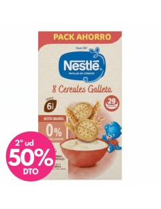 Papilla de 8 cereales con galleta maría 725gr 6M+ | Nestlé - Nappy.es