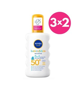 Protección Solar Kids Sensitive 5‑en‑1 SPF 50 200 ml – Nivea Sun