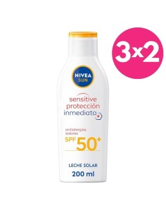 Leche Solar Sensitive SPF50 200ml – NIVEA SUN Protección antialérgicas