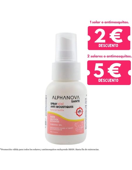 Anti Mosquitos Bebé Spray 50 ml Alphanova – Protección natural y segura