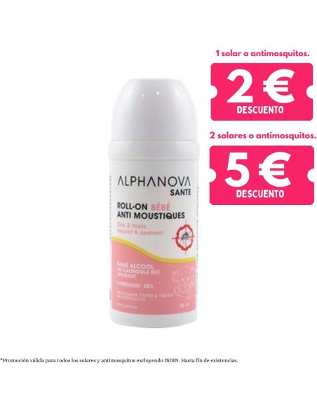 Anti Mosquitos Bebé Roll-On 30 ml Alphanova – Protección natural y práctica