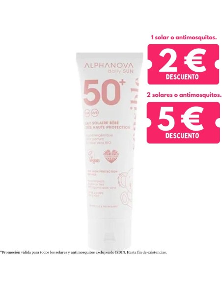Protector Solar Bebé SPF 50+ Alphanova 50 g – Protección natural y ecológica