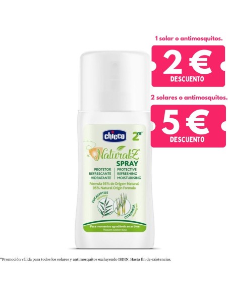Chicco Spray Protector y Refrescante Natural 2M+ 100ml - Especial Verano