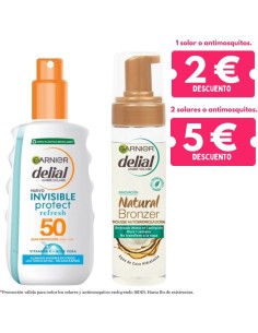 Pack Solar + Autobronceador Garnier Delial SPF50 – Protección y Bronceado