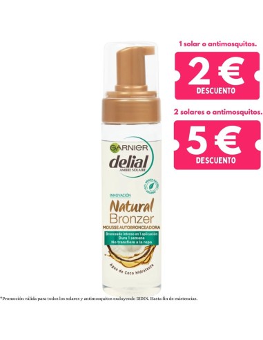Mousse autobronceadora ( 200 ml) | Garnier Delial - Nappy.es