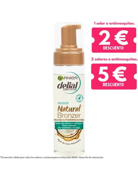 Mousse autobronceadora ( 200 ml) | Garnier Delial - Nappy.es