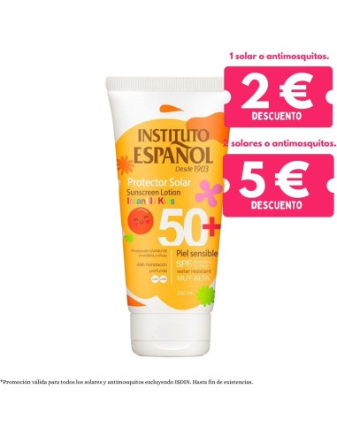 Oferta Protección Solar Infantil SPF50+ 150ml. Instituto Español