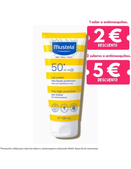 Leche Solar SPF50 100ml - Mustela